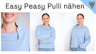 Einfachen Pulli nähen / DIY MODE Sweater Zola