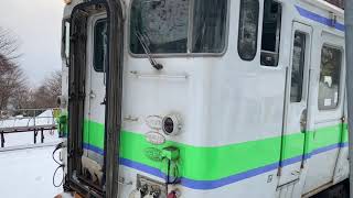 JR北海道キハ40-1787札トマ(苫小牧運転所)小幌駅発車。