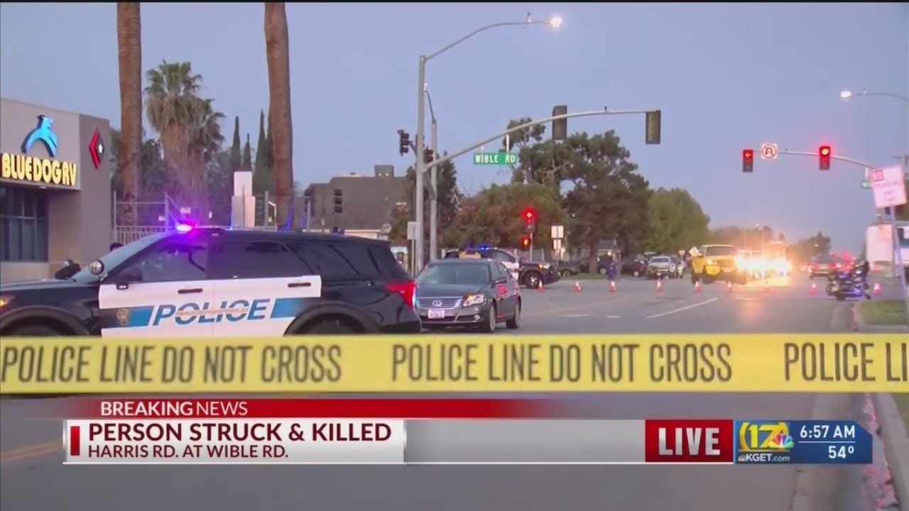 Pedestrian struck and killed in south Bakersfield - YouTube