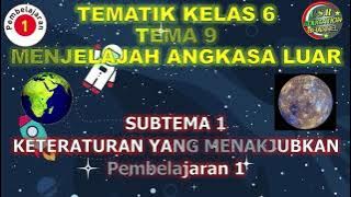 Kelas 6 Tematik : Tema 9 Subtema 1 Pembelajaran 1 (MENJELAJAH ANGKASA LUAR)