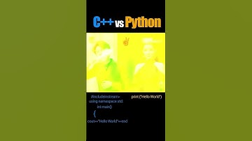 A funny visualization of Python vs C++ | meme funny shorts #python #c++ #softwaredeveloper
