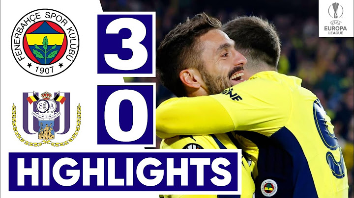 Fenerbahçe vs Anderlecht (3-0) Extended HIGHLIGHTS | Tadić & Džeko Goals | Europa League 24/25!