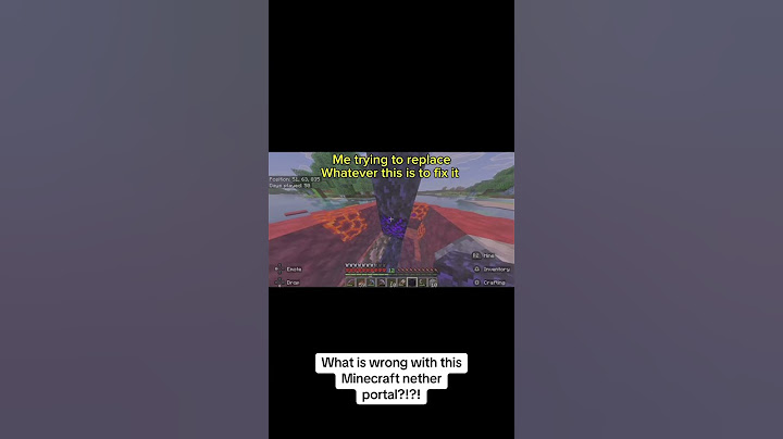 IM SO CONFUSED?!! #nether #portal #minecraft #narly #mc #bedrock #mojang #flintandsteel #fypviralシ