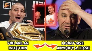 Dana White & Sean Strickland DESTROYS a WOKE Reporter for Questioning Freedom of Speech...