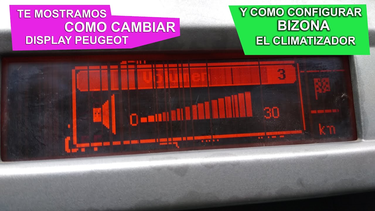 Cómo reparar la pantalla LCD del Peugeot 407