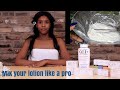 how to mix your lotion for  even skin tone