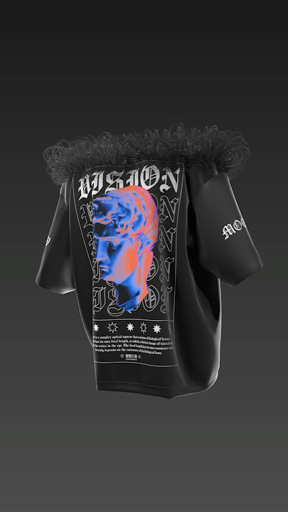 FREE 3D Knitted Tshirt Mockup?! #blender3d #3dmockup