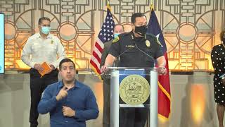 Houston Police Chief Art Acevedo Address Crime In Houston  2/8/2021