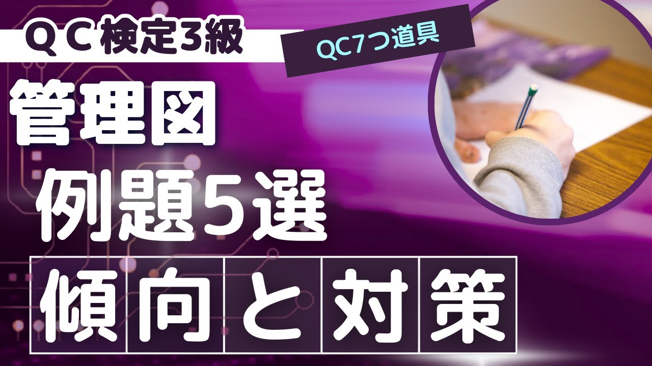 【例題5選】管理図（QC検定3級 傾向と対策）