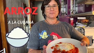 COMO HACER el ARROZ A LA CUBANA como TÚ MADRE sin tonterías