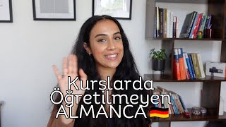 Kurslarda Ögretilmeyen Almanca - Alltagsdeutsch Dersi