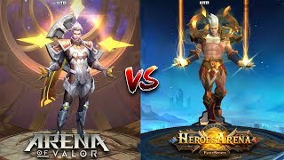 Arena of Valor VS Heroes Arena