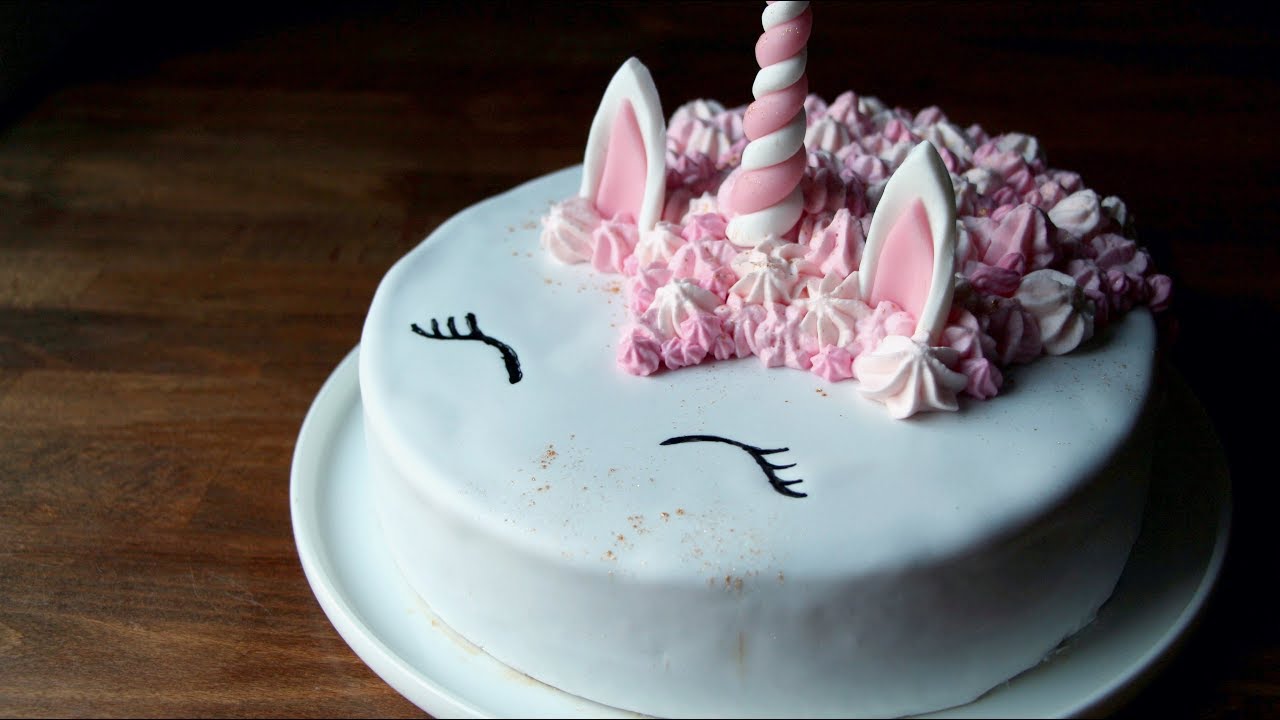 Gateau Licorne Vanille Speculoos Youtube