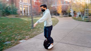 FIRST TIME ON AN ELECTRIC UNICYCLE