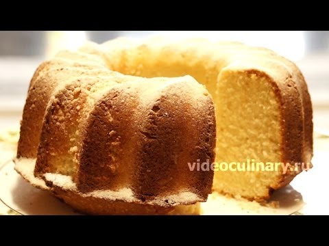 Видео рецепт Лимонный кекс