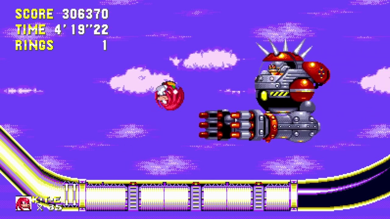 Sonic 3 & Knuckles | AIR | Knuckles vs Big Arms Boss