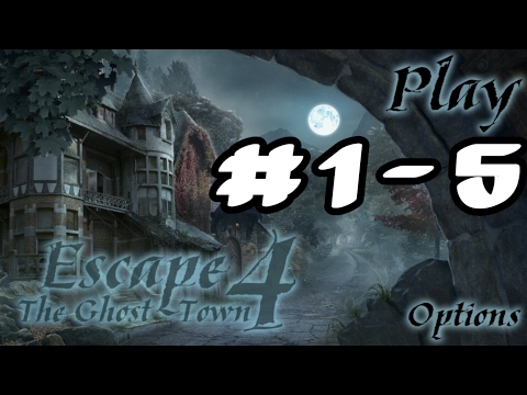 Escape The Ghost Town 4 - Level 1, 2, 3, 4, 5 - Android GamePlay Walkthrough HD