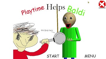 d plays:Playtime helps baldi