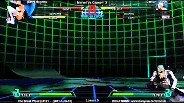 The Break Weekly #121 - MvC3 L5 - [EMP] Mugetsu VS Damian