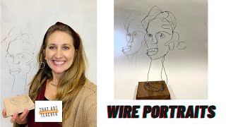 Wire Portrait Tutorial | Wire Sculpting for Beginners