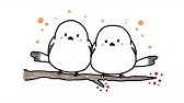 好きな人や友達への手紙に 仲良しハムスターのイラスト Illustration Of Long Tailed Tits 簡単かわいいイラストレッスン64 Youtube