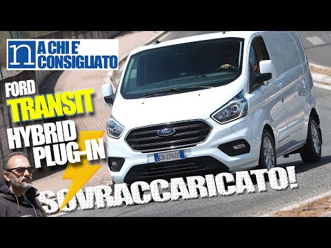 Ford TRANSIT ibrido il FURGONE con la spina 🔌 Transit Custom Hybrid PROVA in SALITA con 15 ql 😜