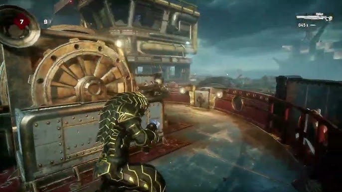 Gears 5 PC gameplay - local coop mode (splitscreen gameplay) 