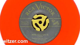MAYBE YOU'LL LOVE ME - WASHBOARD SAM (1949) on RCA Victor 45RPM - Cerise (orange) Rhythm & Blues