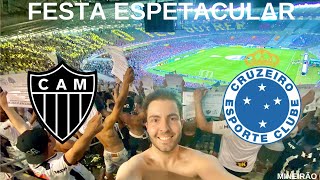 UMA DAS MAIORES FESTAS QUE EU JÁ VI - MOSAICO, 3 BANDEIRÕES E VITÓRIA NO FINAL/ Atlético x Cruzeiro