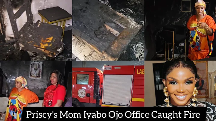 Priscy's Mom Iyabo Ojo Office Caught Fire