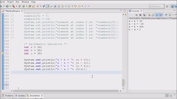 22. Khmer Java:  Arithmetic Operators