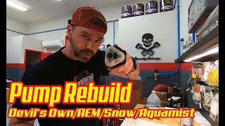 Hellcat Water Meth Injection and Pump Rebuild Speedy's Garage Aquatec DDP 5800