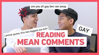 ARE WE GAY???? | Reading Mean Comments
