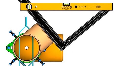 How to fit up a Tee to a Pipe Rotated in Any Degree