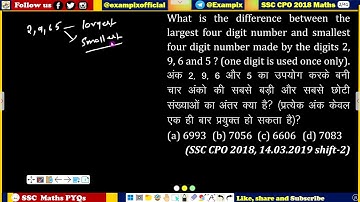 What  is  the  difference  between  the largest four digit number and smallest four digit number...