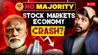 BJP's No Majority Impact on Stock Market? | 2024 Election Result | Indian Economy | Harsh Goela