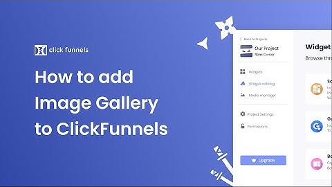 How to add an Image Gallery to ClickFunnels