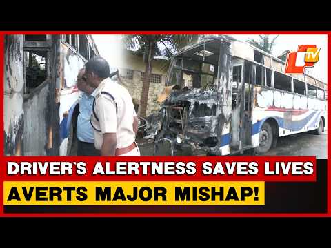Major Disaster Averted In Visakhapatnam: Driver Spots Smoke Before Bus Catches Fire