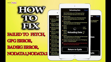 How to fix FAILED TO FETCH,GPG ERROR,BADSIG ERROR,NODATA 1,2