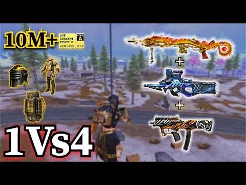 1Vs4 SURVIVAL DROP 300k MK14 P90 JS9 LİAN METRO ROYALE