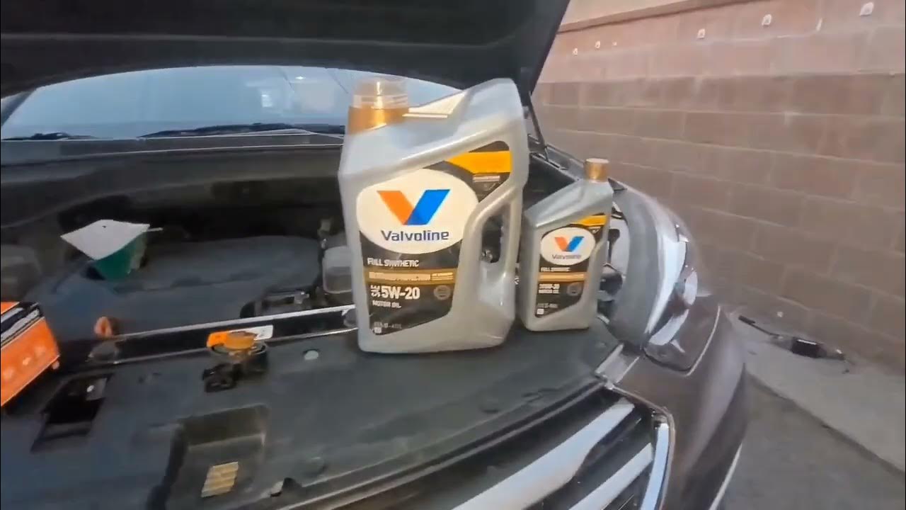 Oil Change in 3 mins, 2018 Hyundai Santa Fe sport - YouTube