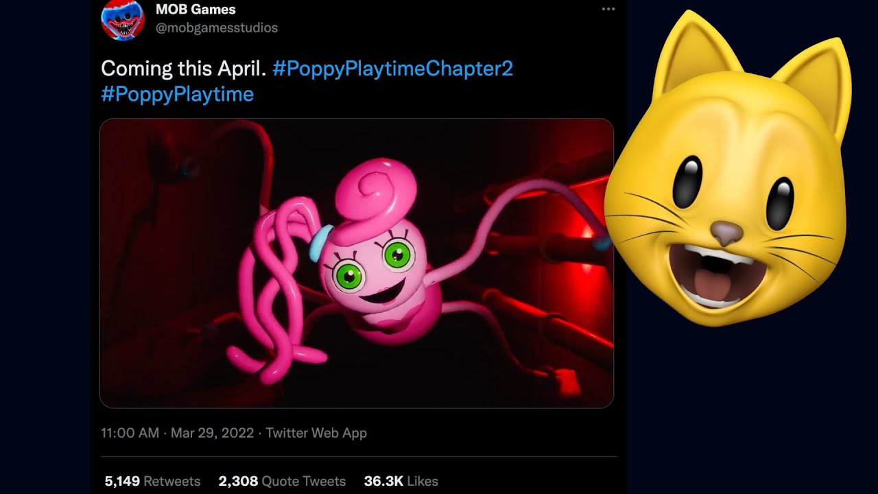 POPPY PLAYTIME CHAPTER 2 RELEASE DATE ANNOUNCED!! 