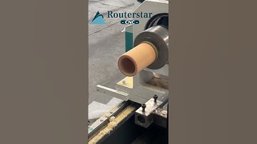 Cnc Wood Lathe Making Bamboo Cup #woodlathe #cncwoodlathe #bamboocup #woodturning