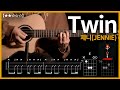 830 제니 JENNIE Twin 기타커버 Guitar Tutorial ギター 弾いてみた TAB譜 830 제니 JENNIE Twin 기타커버 Guitar Tutorial ギター 弾いてみた TAB譜