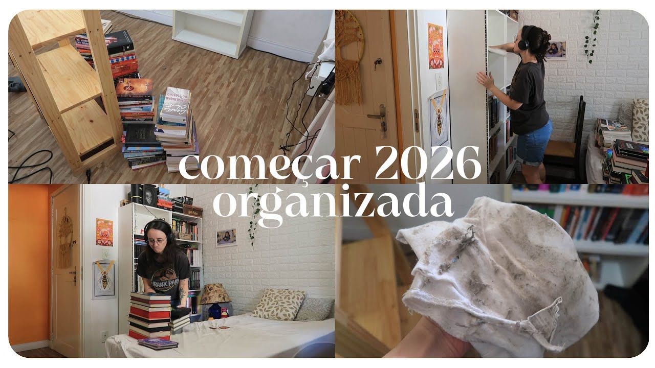 faxina no quarto para iniciar 2026 bem 🪴