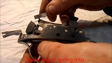 How to remove Perazzi hammer springs "V" type