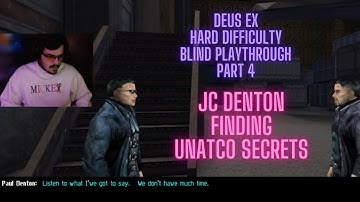 Deus Ex - Part 4 Vanilla Hard Difficulty Blind Playthrough