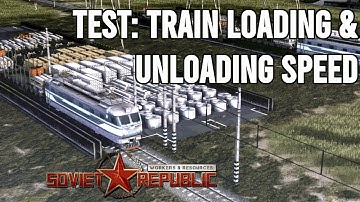 Fastest Train Loading & Unloading Options | Workers & Resources: Soviet Republic Tests