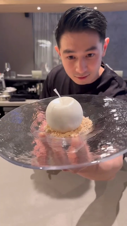 Reynold's Snow White Apple 🍏❄️ #masterchefaustralia #dessert