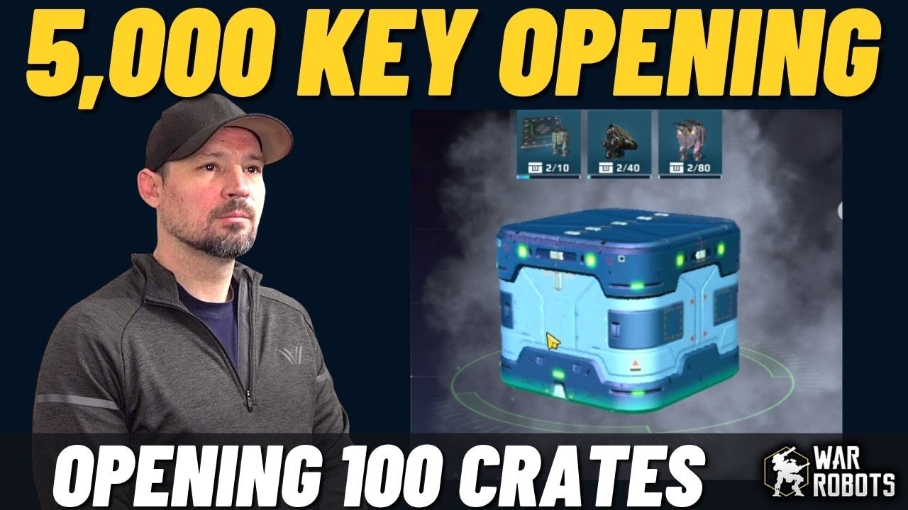 War Robots Special Delivery Opening,  opening 100 crates